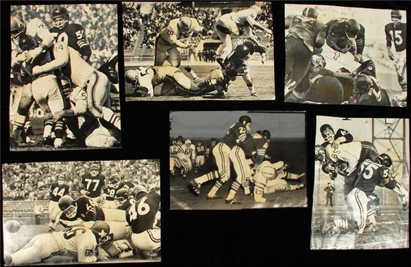 - 1960 1st Year Oakland Raiders AFL Oversized Photographs (6)