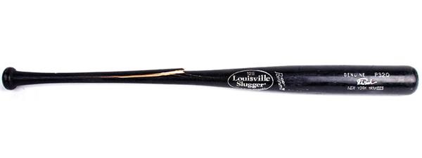 Baseball Equipment - Jorge Posada New York Yankees Game Used Baseball Bat