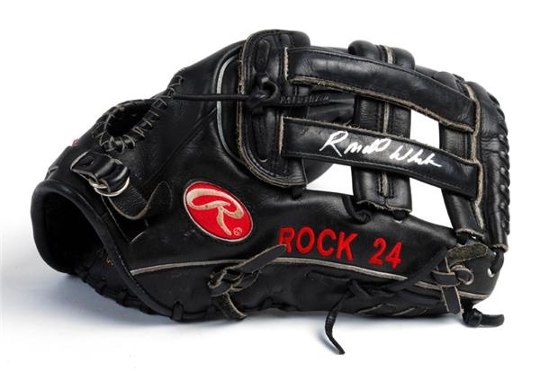 Baseball Equipment - Rondell White Detroit Tigers Game Worn Glove