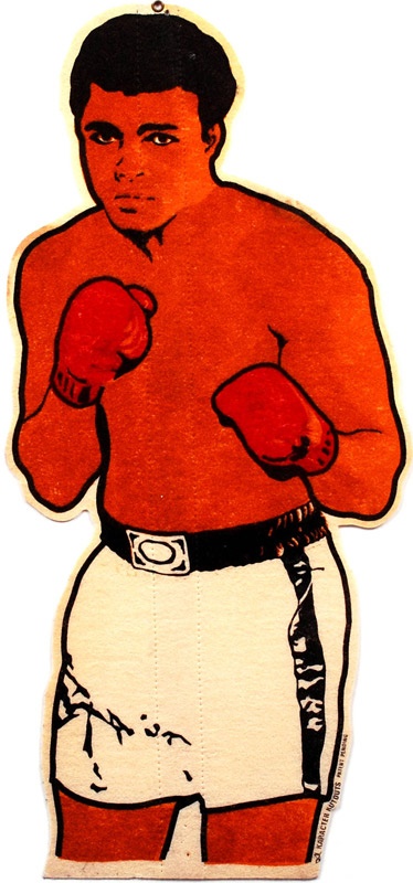 Muhammad Ali & Boxing - Muhammad Ali Felt Fan and 1971 Ali. vs. Frazier I Felt Pennant