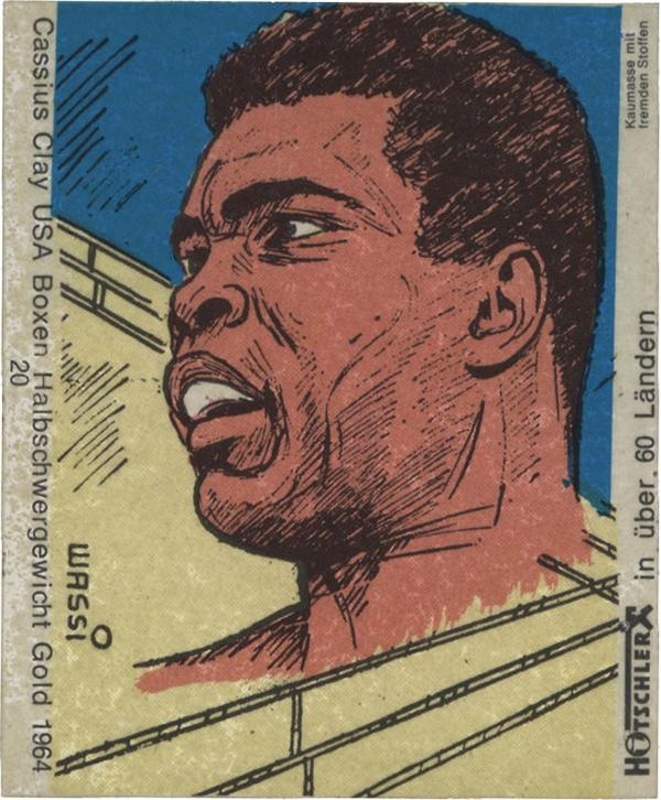 Muhammad Ali & Boxing - 1960 Cassius Clay Hitscler Gum Company Card