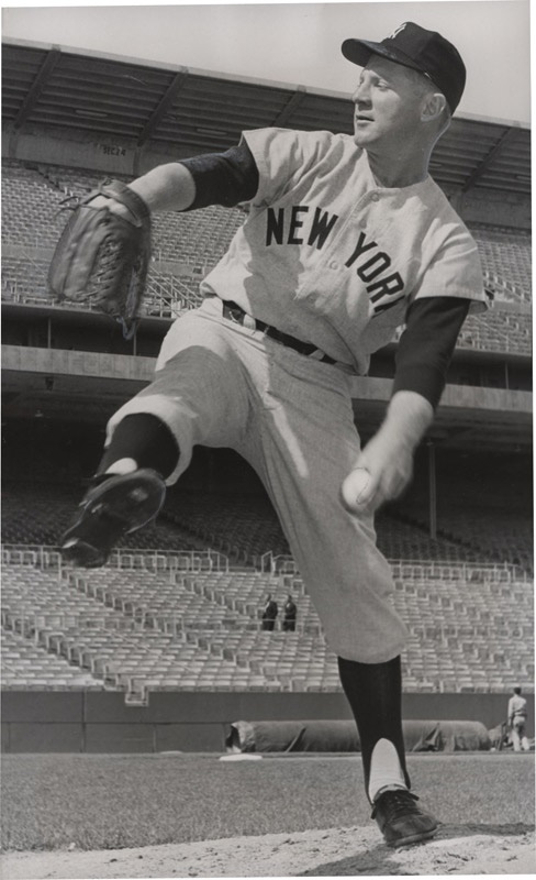 Whitey Ford Yankees Baseball Photographs (11)