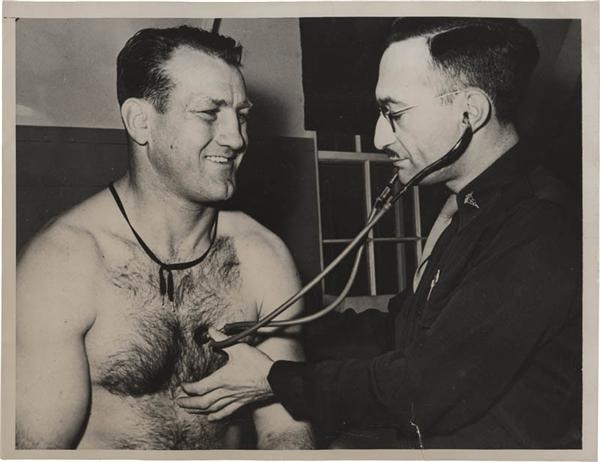 Bronko Nagurski Chicago Bears Wire Photo (1944)
