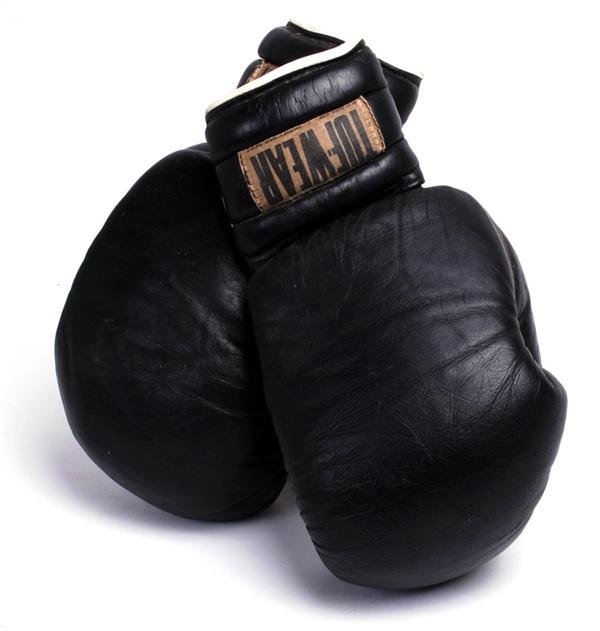 Muhammad Ali & Boxing - Cassius Clay Used Training Gloves
