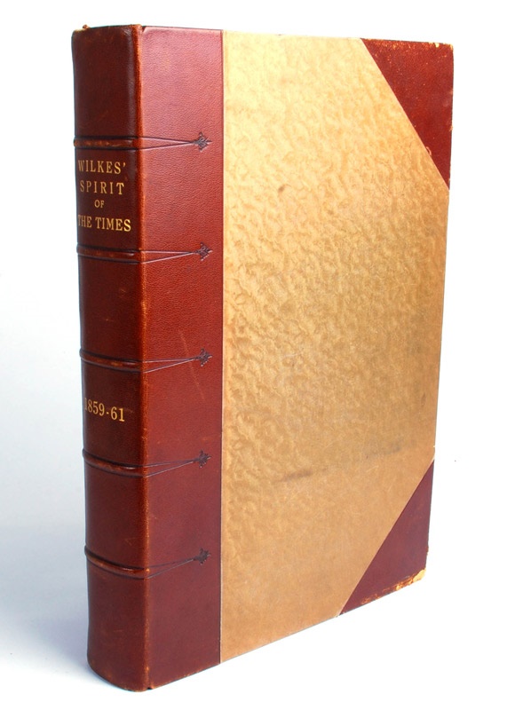 - 1859 to 1861 Hard Bound Issues Porter's & Wilkes' Spirit of the Times