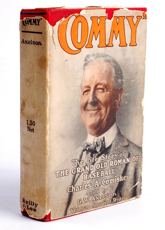 1919 "Commy" Charles Comiskey 1st Edition Hardcover Book