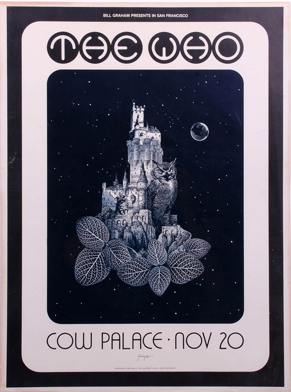 1973 The Who at the Cow Palace SF Music Poster