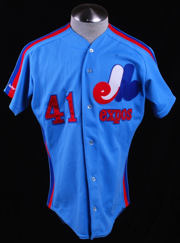 1991 Montreal Expos Steve Frey Game Used Jersey