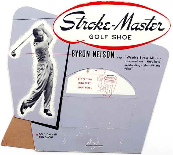 Byron Nelson Stroke-Master Golf Advertising Sign