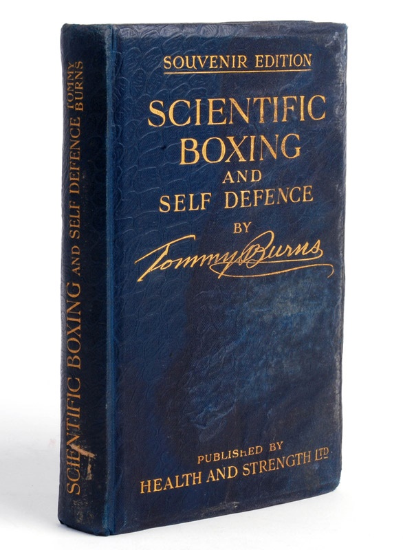 - Tommy Burns Boxing Signed 1st Ed Book