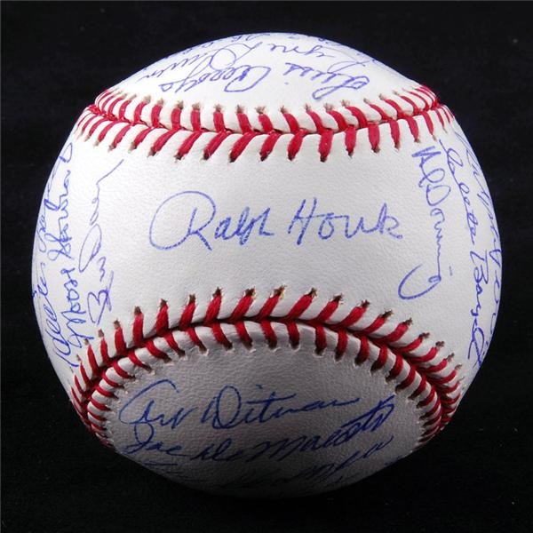 1961 New York Yankees Reunion Team Signed Baseball w/ COA
