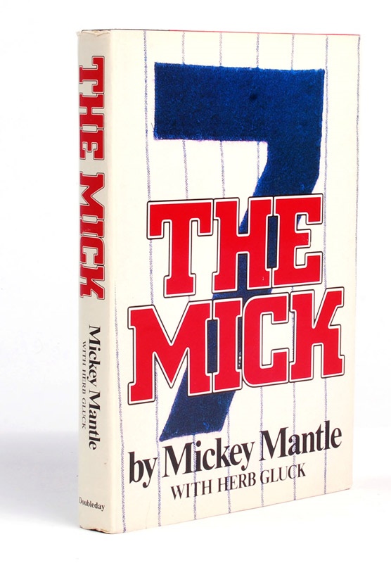 Baseball Autographs - Mickey Mantle "The Mick" Signed Book