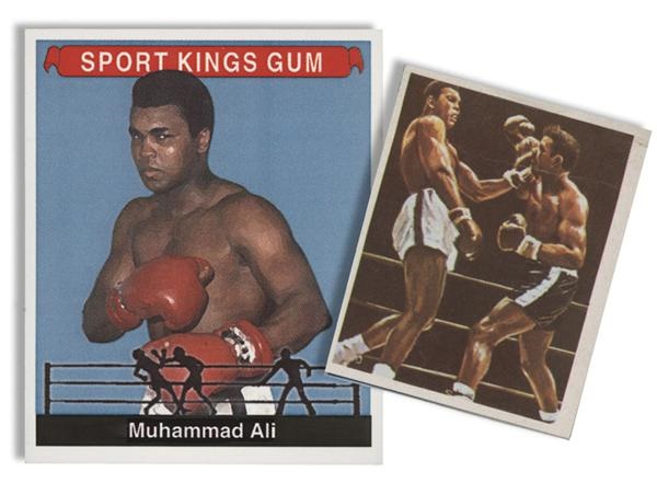 Muhammad Ali & Boxing - (2) Muhammad Ali Sport King Promo & Argentinean Boxing Cards