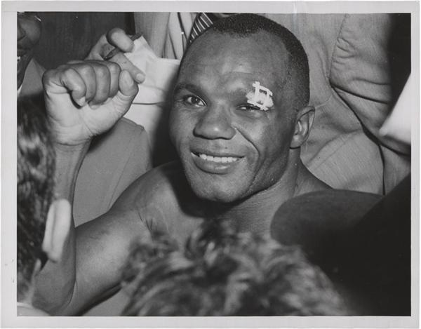 Muhammad Ali & Boxing - Jersey Joe Wolcott Boxing Photo File (appx 140)