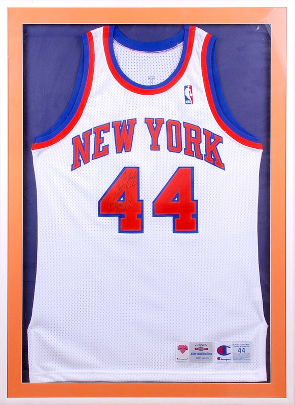 - Framed Signed Basketball Jersey Collection (4)