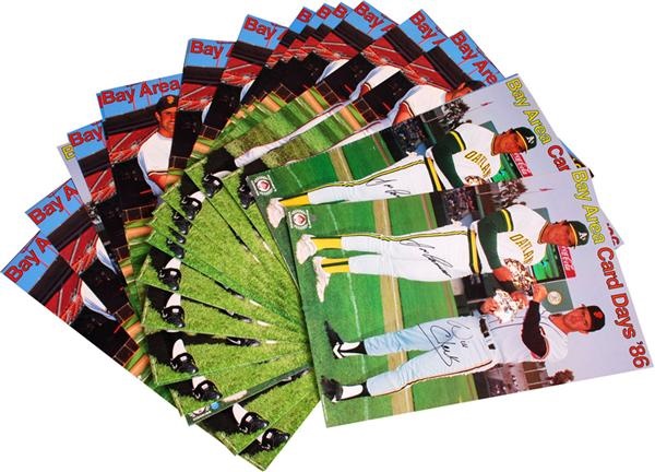 Baseball Autographs - Will Clark and Jose Canseco Signed Mothers Cookies Posters (32)