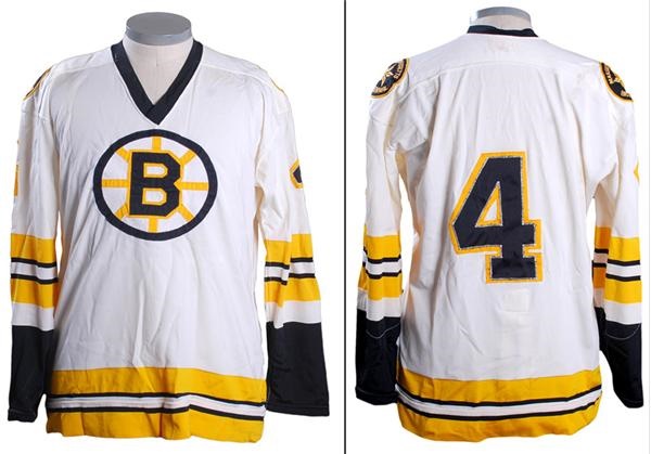 - 1975-76 Bobby Orr Boston Bruins Game Worn Jersey