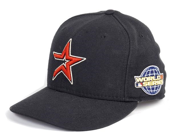 Baseball Equipment - Roger Clemens 2005 World Series Game Used Astros Hat