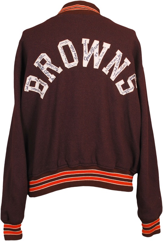 - 1964 Jim Brown Game Used Sideline Jacket