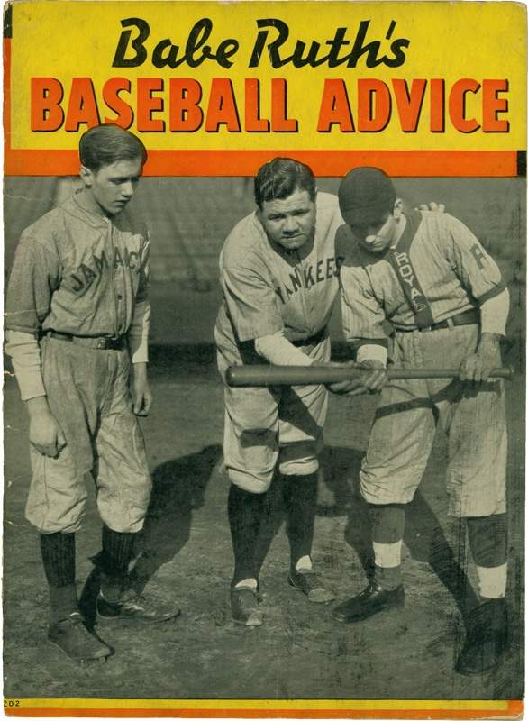 - Babe Ruth's Baseball Advice Book Signed by Babe Ruth