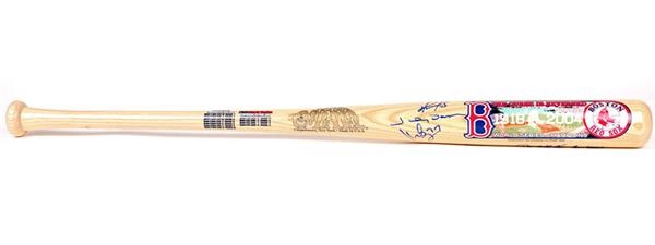 - 2004 Boston Red Sox Team Signed Cooperstown Bat