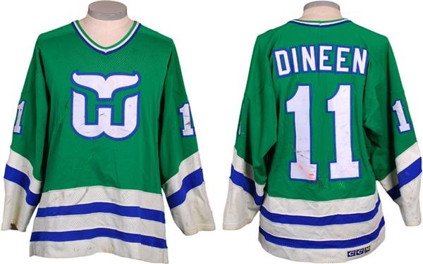 - 1985-86 Kevin Dineen Hartford Whalers Game Worn Jersey