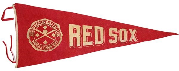 - 1916 Boston Red Sox World's Champions Large Pennant