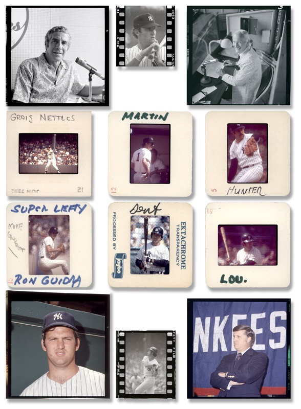1970's New York Yankees Color Slides and Negatives by Team Photographer (249)