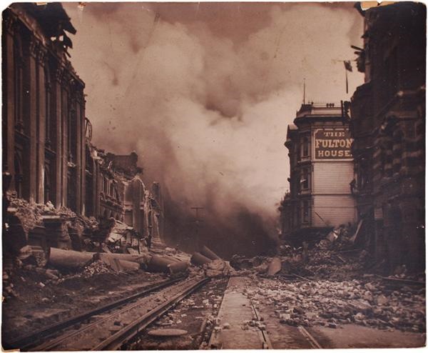 - Amazing San Francisco Earthquake Oversized Photograph (1906)