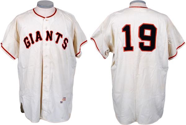 Baseball Equipment - 1959 Sam Jones Game Used San Francisco Giants Jersey