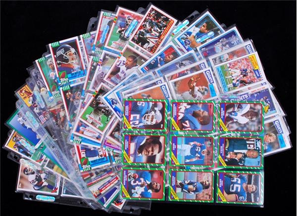 - 1948-2006 New York Football Giants Card Collection w/ Stars (500+)
