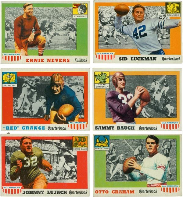 - 1955 Topps All-American Football Card Near Set (98/100)
