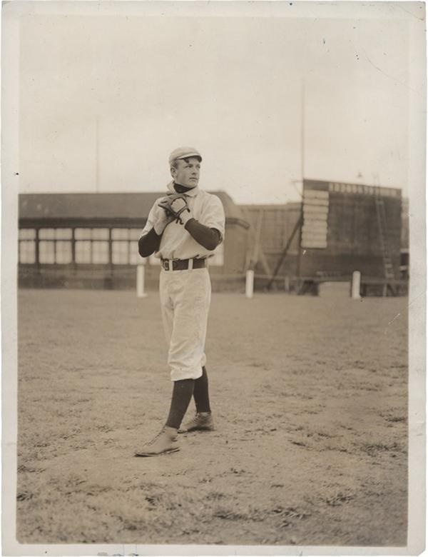 - The Christy Mathewson Photograph Used on his T206 Baseball Card