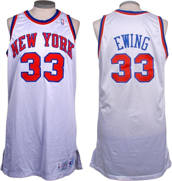 - 1992-93 Patrick Ewing New York Knicks Game Used Jersey
