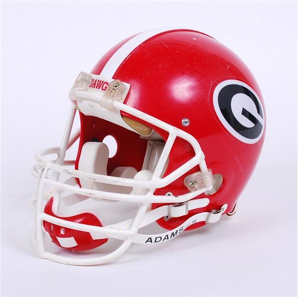 - University of Georgia Bulldogs Game Used Football Helmet
