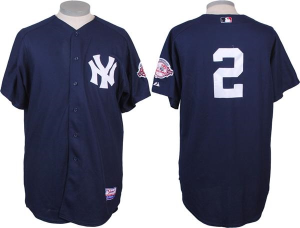 - Derek Jeter New York Yankees Game Used 2003 Spring Training Jersey