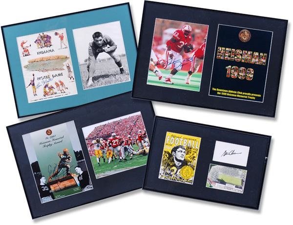 - Heisman Trophy Winner Signed Display Collection (7)