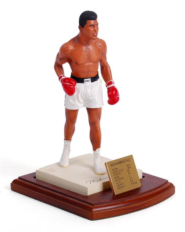 Muhammad Ali Signed Salvino Statue