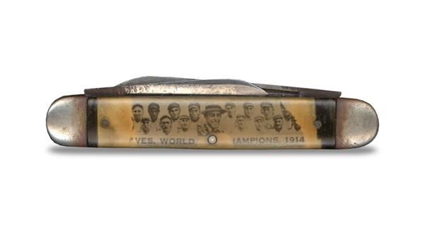 - 1914 Braves / Athletics World Series Pocket Knife
