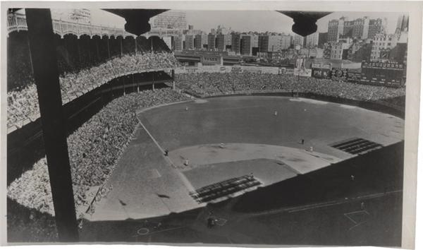 Yankee Stadium World Series Panoramic Photo (1947)