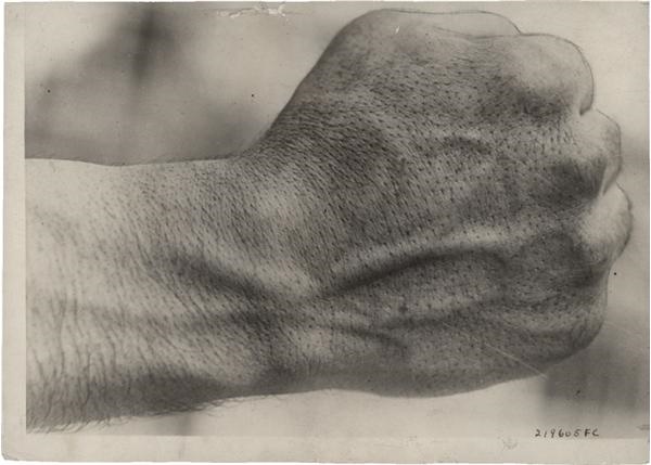 - Jack Dempsey's Fist by Underwood (1920)