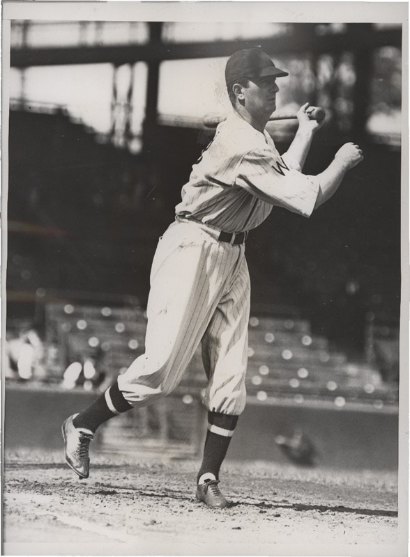Memorabilia Baseball Photographs - Singles - Moe Berg of the Washington Senators (1933)
