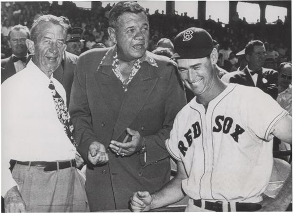 - Ted Williams Meets Babe Ruth and Eddie Collins (1947)