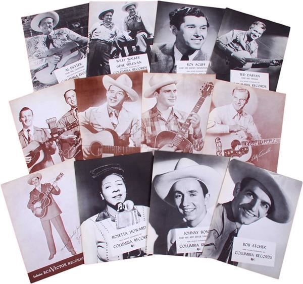 - Columbia Records Country and Western Promo Photos (1950's)