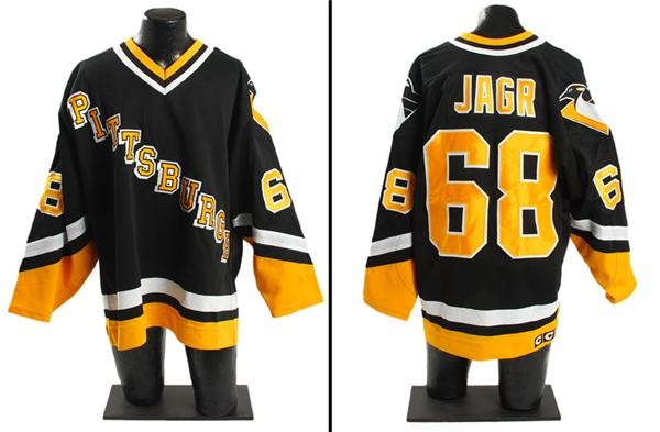 1994-95 Jaromir Jagr Pittsburgh Penguins Game Worn Jersey