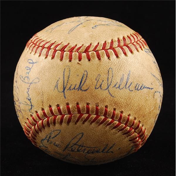 - 1968 Boston Red Sox Team Signed Baseball