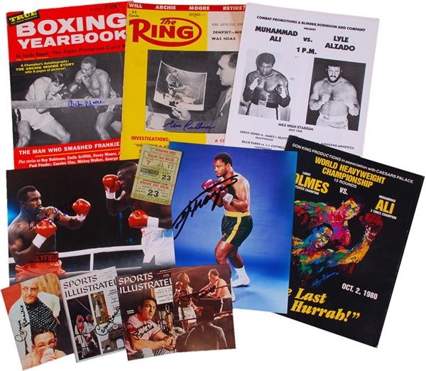 - Boxing Autograph and Memorabilia Collection (11)