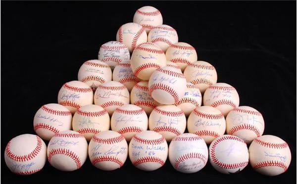 Single Signed Baseball Collection (30)