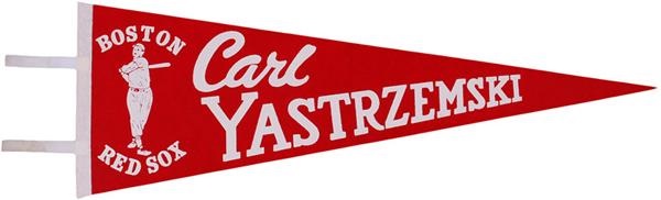 - Rare 1967 Carl Yastrzemski Red Sox Pennant