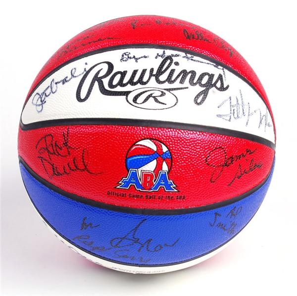 ABA Reunion Basketball Signed by 25 Players (8)